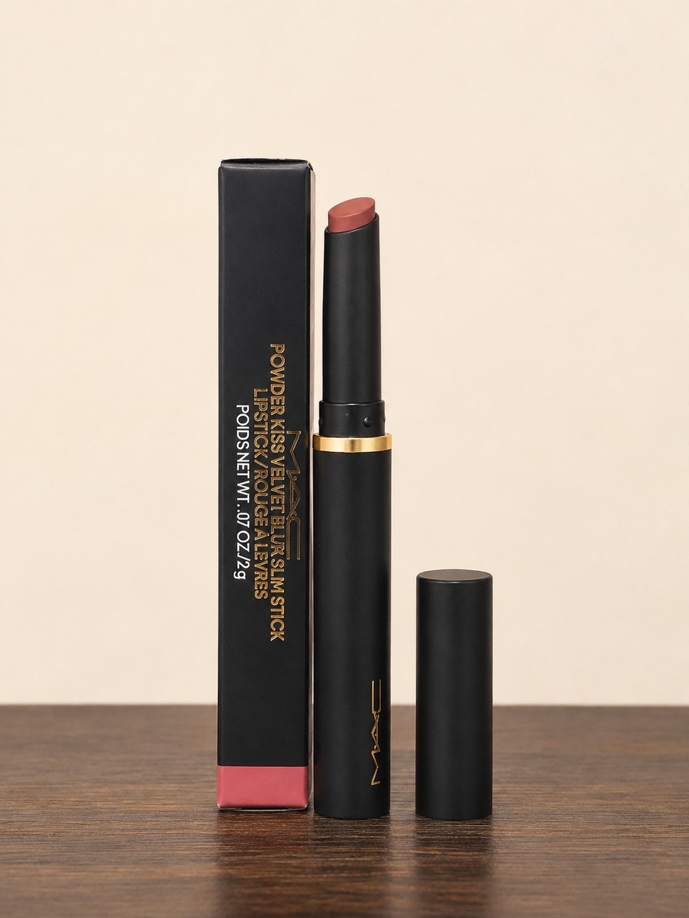 MAC Cosmetics Powder Kiss Velvet Blushish Lipstick - Dusty Rose